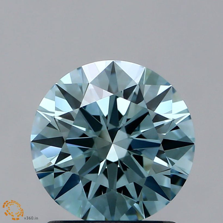 1.24 Carat Round Shape Lab Grown Diamond