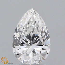 0.62 Carat Pear Shape Lab Grown Diamond
