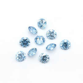0.2000 ct avg Round Melee 3.70–3.79 mm VS BLUE Fancy_Intense Lab Grown Melee