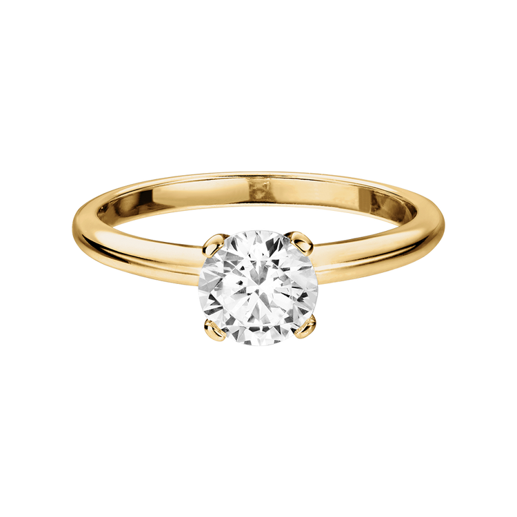 yellow gold - round