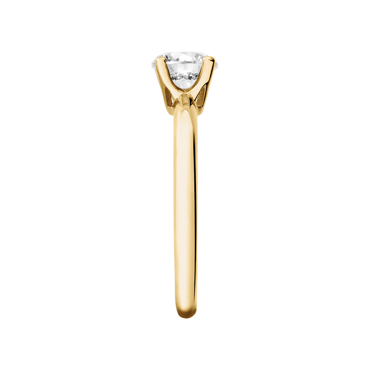 yellow gold - round