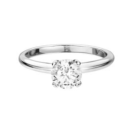 white gold - round