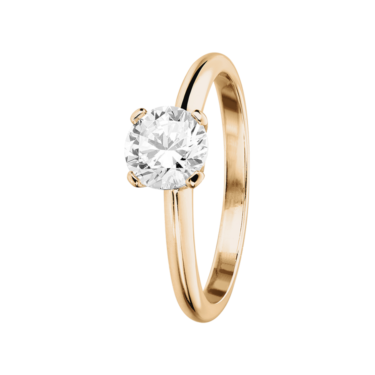 rose gold - round
