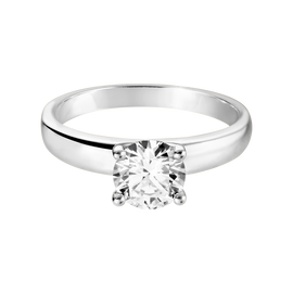white gold - round