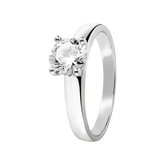white gold - round