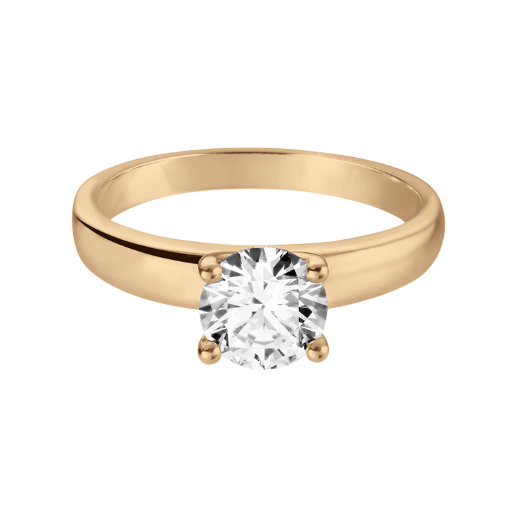 rose gold - round