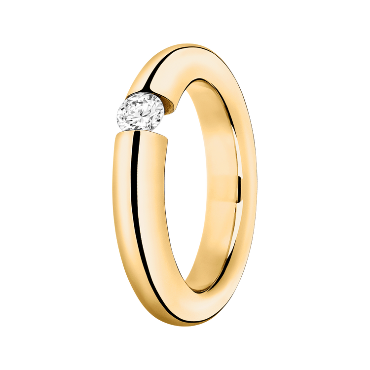 yellow gold - round