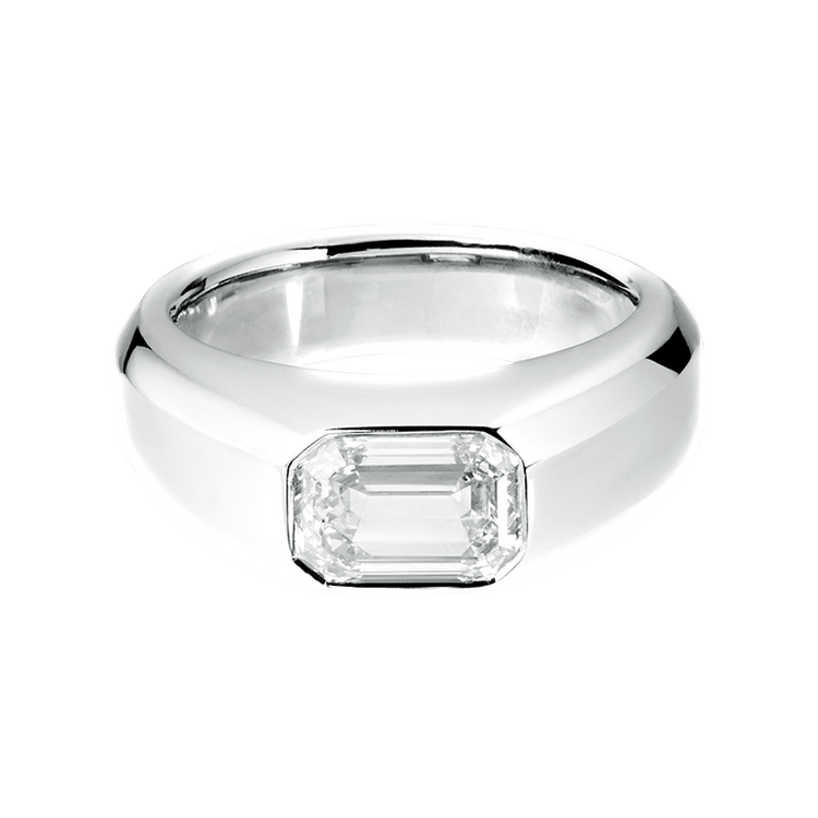 white gold - emerald