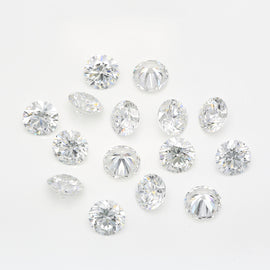 0.0161 ct avg Round Melee 1.55–1.59 mm G_H I1 Natural Melee