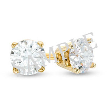 Bailey Studs yellow gold