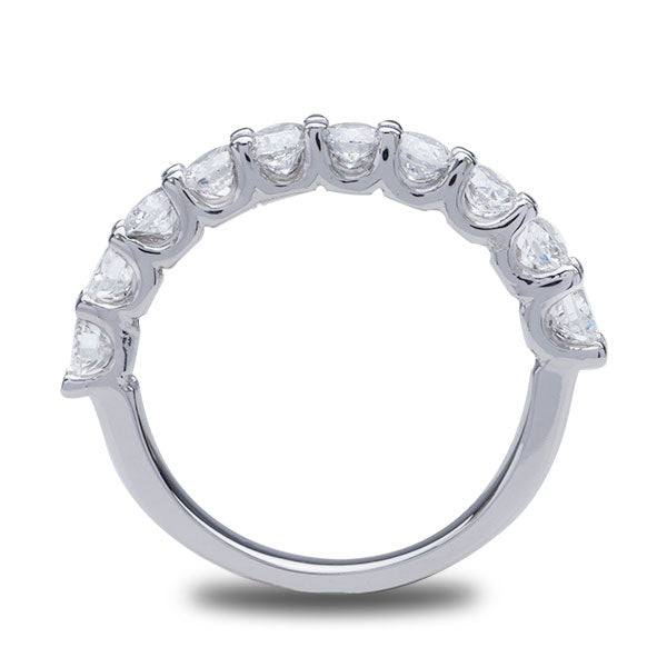 Allison Diamond Wedding Band in 14K White Gold; 1.0 ctw
