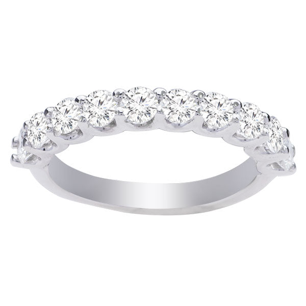 Allison Diamond Wedding Band in 14K White Gold; 1.0 ctw