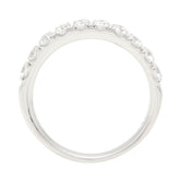 Bella Diamond Wedding Band 14K White Gold; .90 CTW