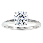 Carmen 14K White Gold Solitaire Ring