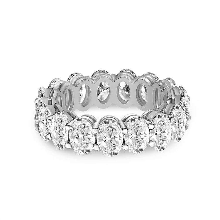 Oval Diamond Eternity Band 4.25ctw in 14k WG