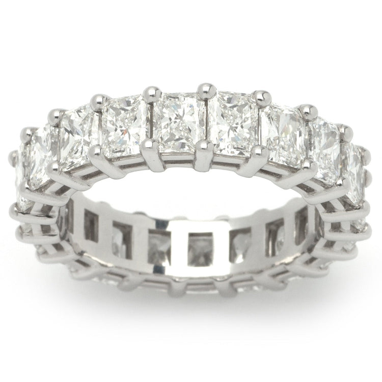 Radiant Cut Diamond Eternity Band 5.15 ctw in 14K WG