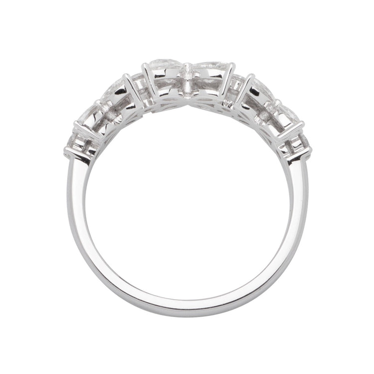 Marquise Diamond Wedding Band in 14k WG; 1.03 CTW