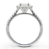 Delfina Diamond Engagement Ring in 14K White Gold; 0.50 ctw