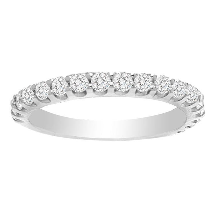 Sonora Wedding Band in 14K White Gold; 0.65 ctw