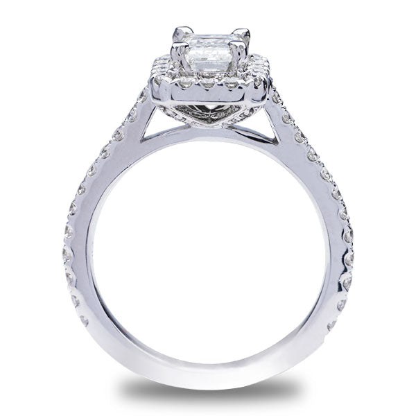 Kaylee Emerald Diamond Engagement Ring; 0.54