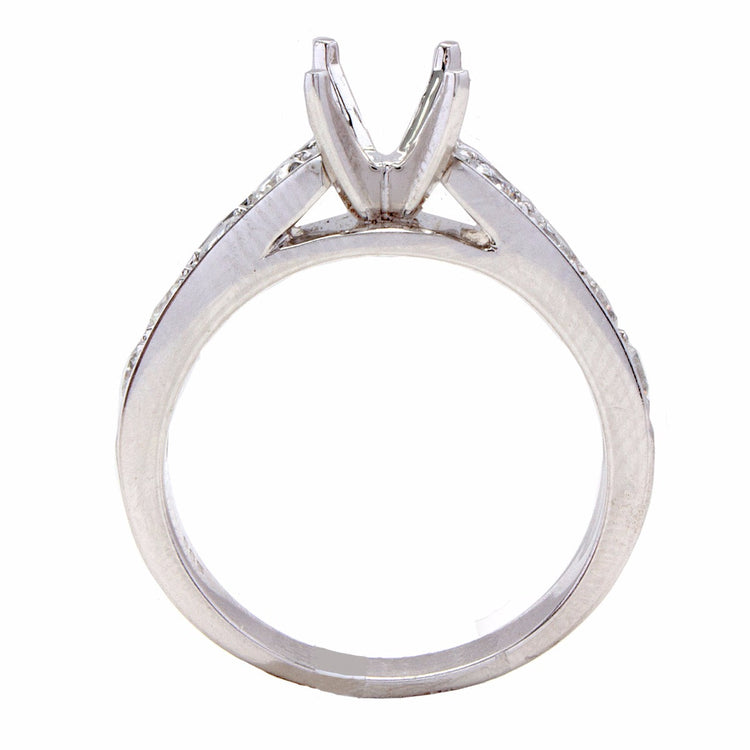 Alvera 14K White Gold Diamond Engagement Ring; 0.70 ctw
