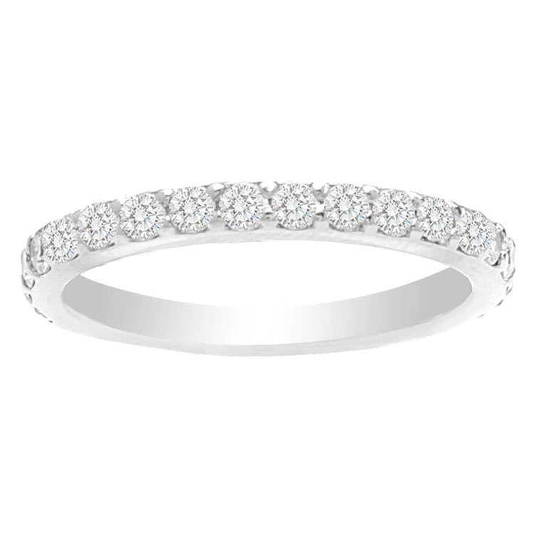 14K Gold Wedding Band; .60 ct