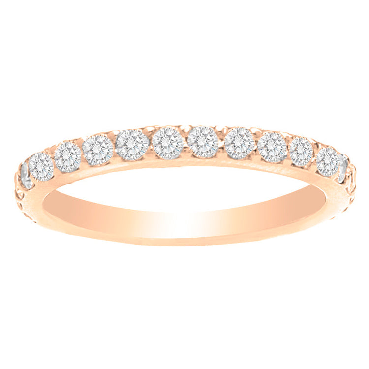 14K Gold Wedding Band; .60 ct