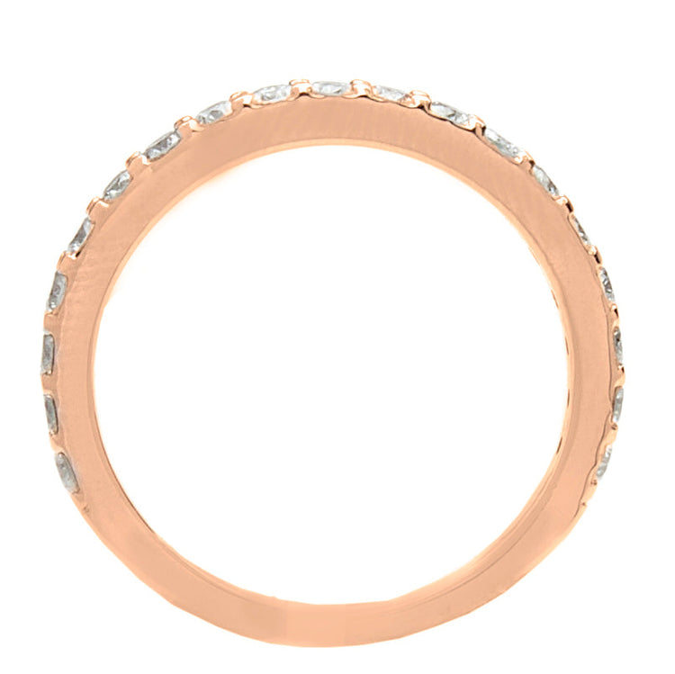 14K Gold Wedding Band; .60 ct