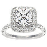 Elena Cushion Diamond Engagement Ring; 2.21 ctw