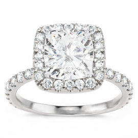 Elena Cushion Diamond Engagement Ring