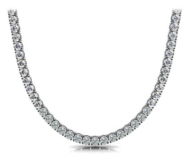 Riviera 8.31ct Diamond Necklace in 14K White Gold