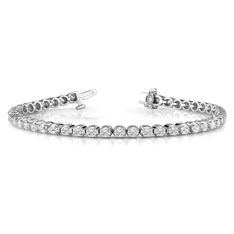 14K WG Diamond Tennis Bracelet; 1.50 CTW