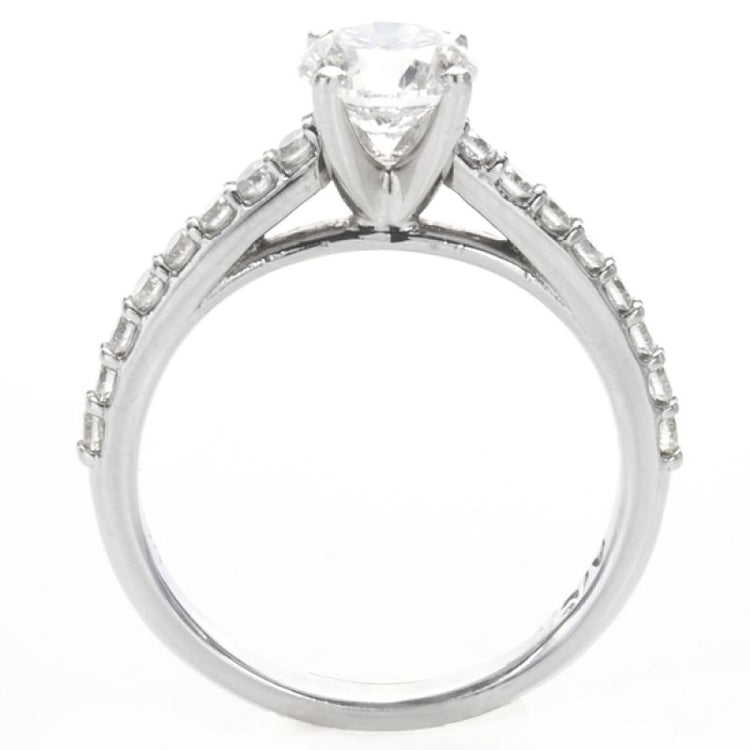Brina 14K White Gold Engagement Ring; 2.06 ctw