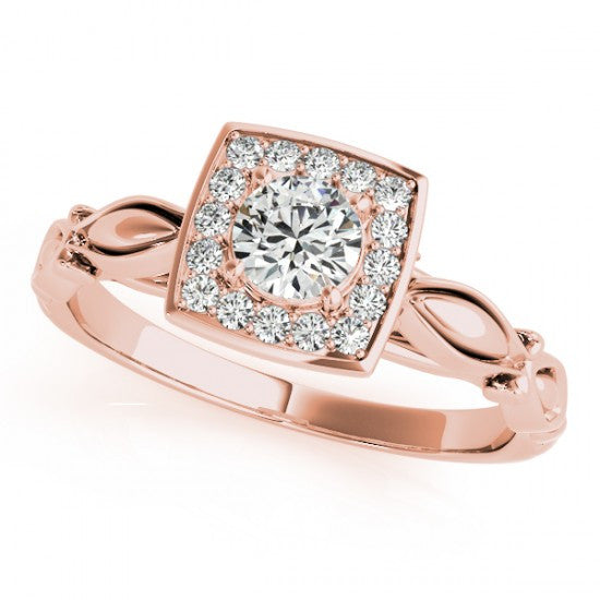 Florence Florence Diamond Engagement Ring 0.86 Carat Radiant Diamond M Color SI1 Clarity
