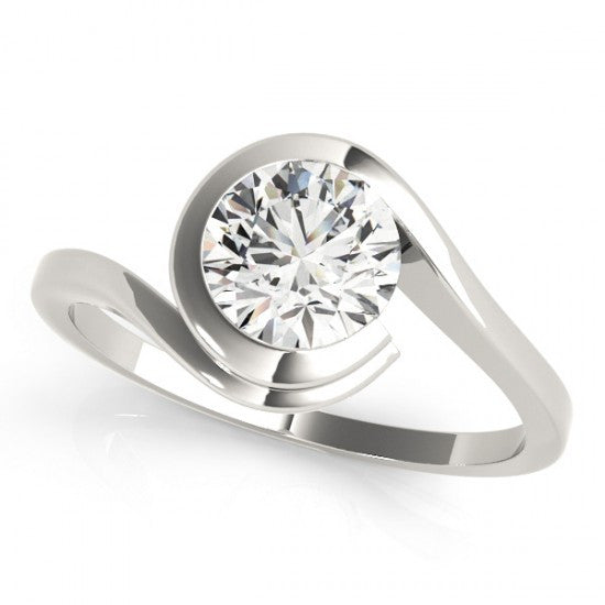 Emma Halo Diamond Engagement Ring 0.25 Carat Princess Diamond I Color SI2 Clarity