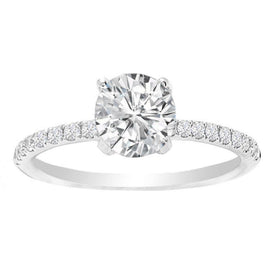 14k White Gold Diamond Ring; 2.35 CTW