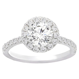 Delaina 14K Diamond Engagement Ring; 1.83 ctw