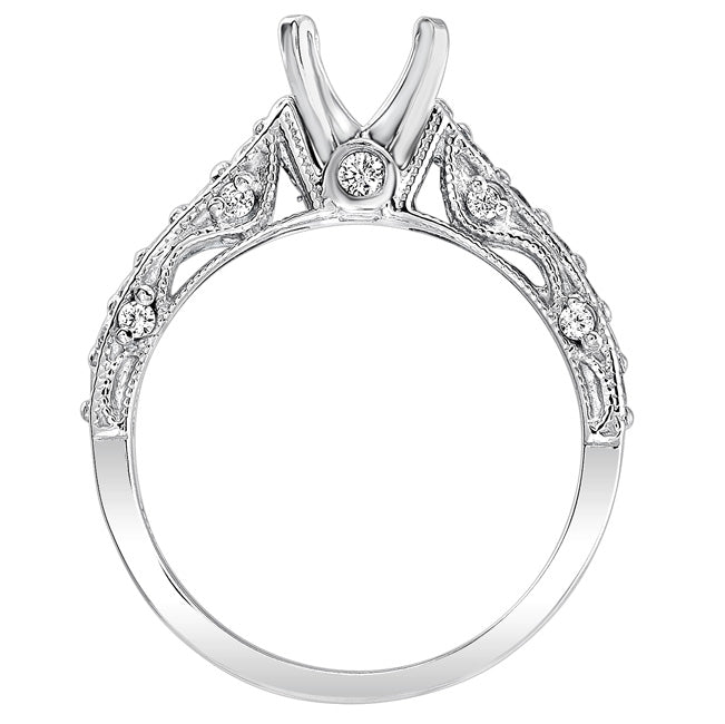 Anya Diamond Engagement Ring in 14K White Gold; 0.55 ctw