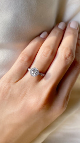 Belle Ring 0.54ct 18K White Gold