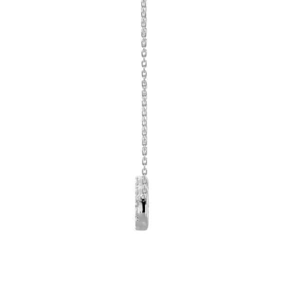 Infinity Diamond Pendant Necklace white gold