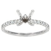 Nora 14K White Gold Diamond Engagement Ring