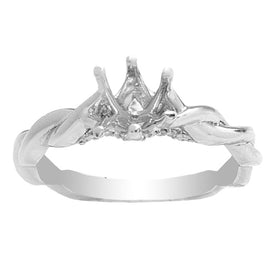 Daphne 14K White Gold Solitaire Ring
