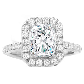 Adela 14K Radiant Engagement Ring; 2.50 ctw