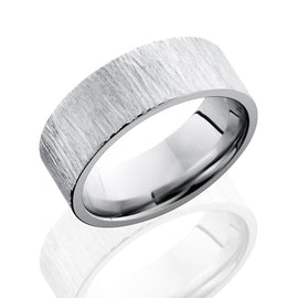 Cobalt Chrome Men's Band - Tree Bark 1
