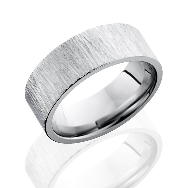 Cobalt Chrome Men's Band - Tree Bark 1