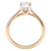 14K Yellow Gold Solitaire Engagement Ring