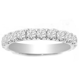 14K Diamond Eternity Band; 1.20 ct
