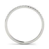 14KWG Radiant Halo Ring & Band; .63 CTW