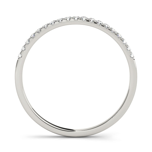 14KWG Radiant Halo Ring & Band; .63 CTW