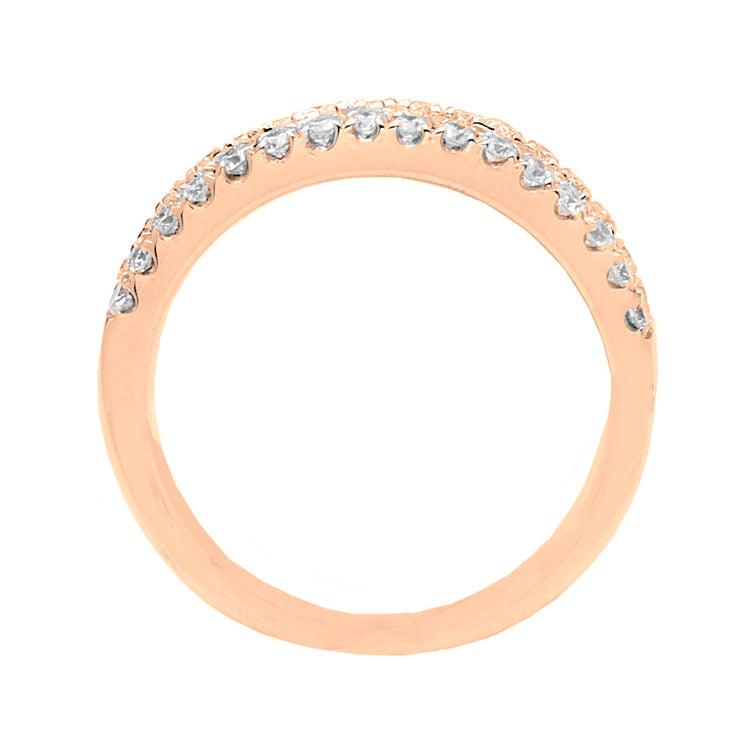 Liliana Pave Diamond Wedding Band in 14K Gold; Diamond 1.50ct